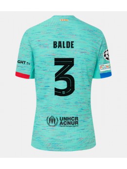 Barcelona Alejandro Balde #3 Ausweichtrikot 2023-24 Kurzarm